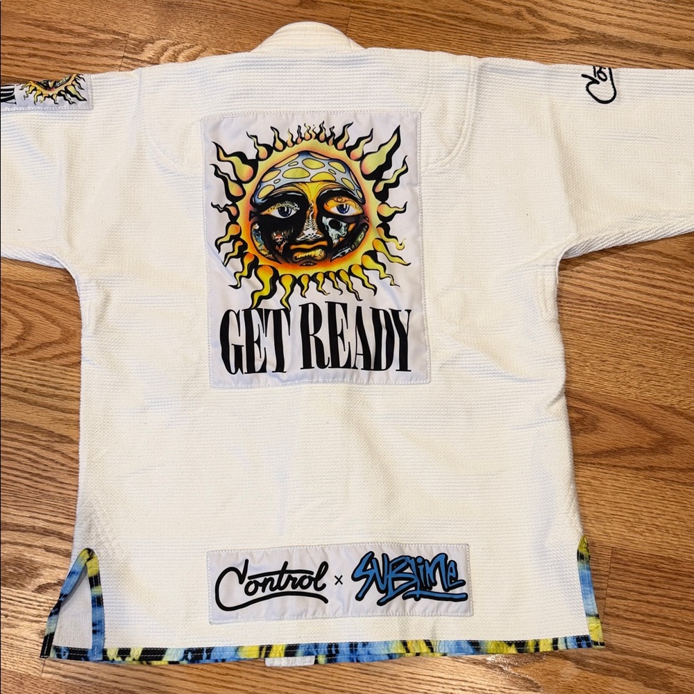 Rare Control x Sublime BJJ Gi - White - Size A0 - Limited Edition